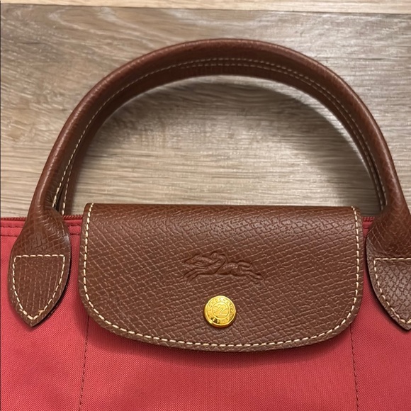 Red Longchamp Le pilage Women's Bag - Picture 2 of 14